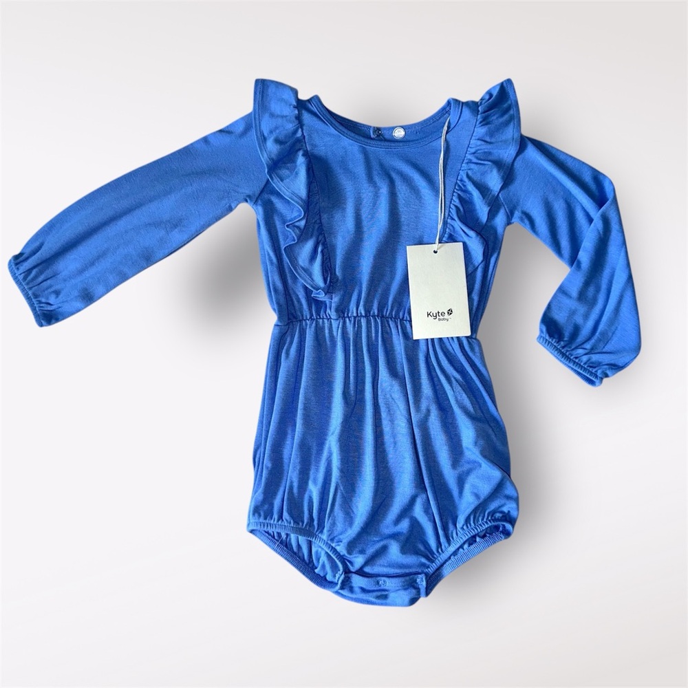 NWT Kyte Baby Ruffle Bodysuit